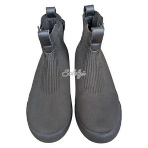 Vessi Weekend Chelsea Womens 11 Asphalt Black Waterproof Knit Dyma-Tex Boot